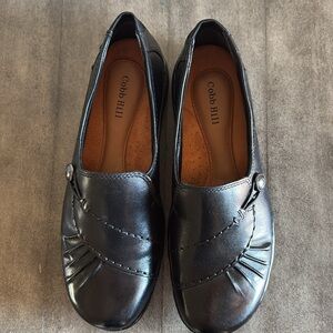 NWT Women’s Cobb Hill black leather shoe